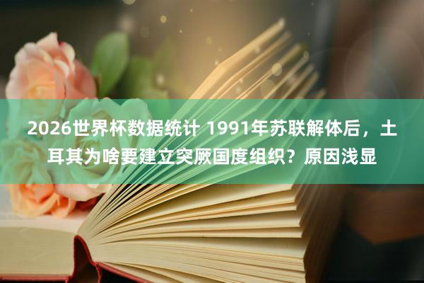 2026世界杯数据统计 1991年苏联解体后，土耳其为啥要建立突厥国度组织？原因浅显